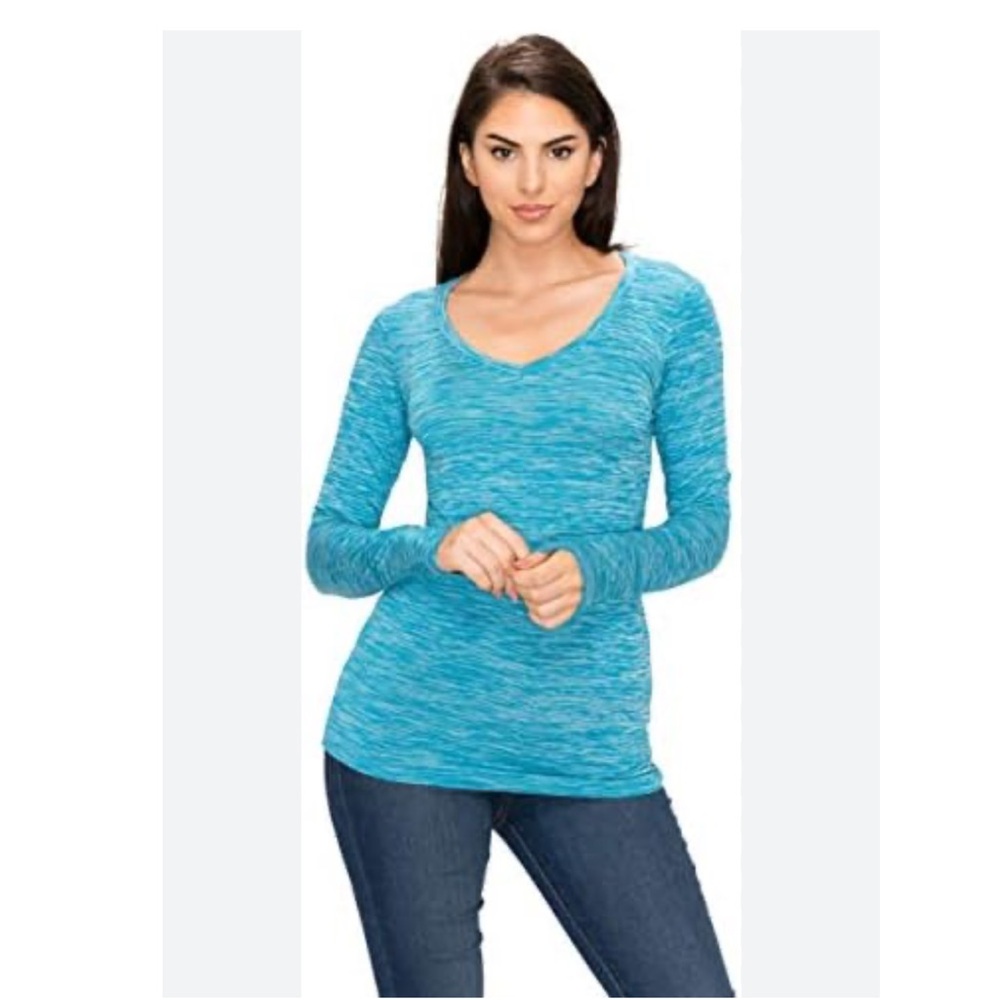 SPLASH 3X Women's Blue Long Sleeve Top